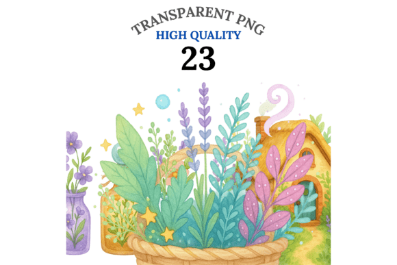 Download 23 Herbal Witch Clipart - Herbal Collection