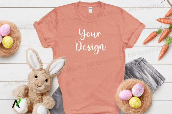 Download Easter Gildan 64000 Unisex Mockup 021 - Premium Bundle