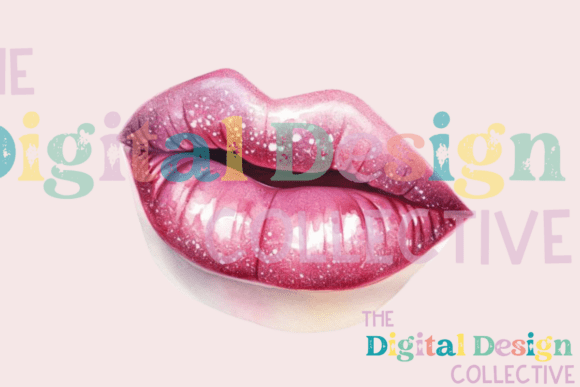 Download Glitter Lips Clipart Sublimation Png - Glitter lips clipart Collection
